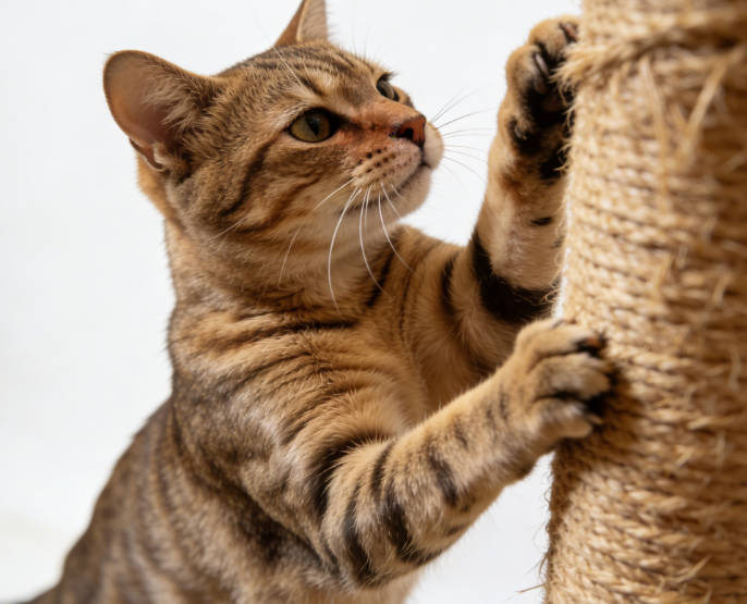 Many people don't understand why cats scratch.