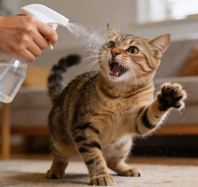 Common mistakes in training cats